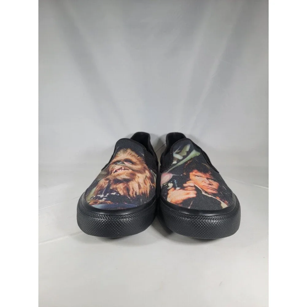 Sperry x Star Wars Black Slip On Mens US 10.5  Shoes Han Solo Chewbacca STS17650
